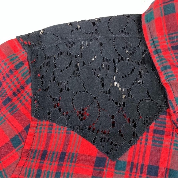 DENIM & Supply by Ralph Lauren I Western  Style I Red Plaid Button Down - Picture 3 of 11